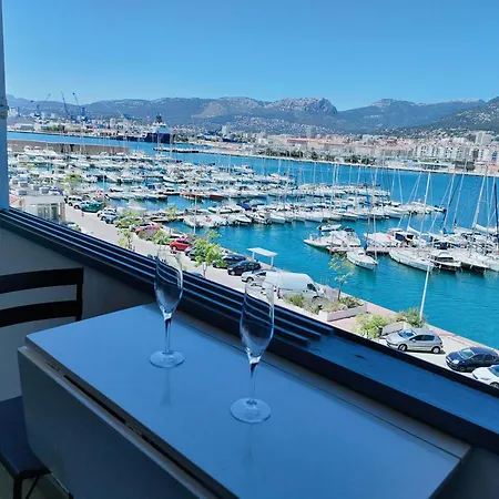 Grand T2 Vue Mer, Balcon, Plage, Resto A Pied Apartment Toulon