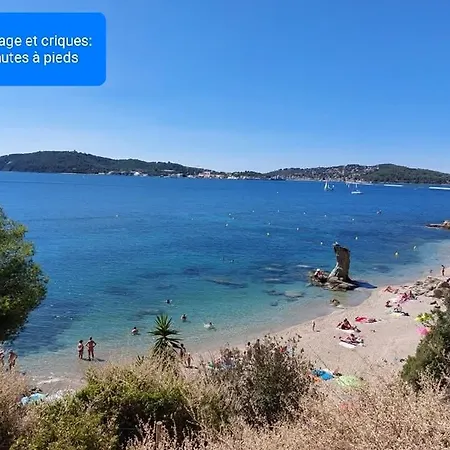 Apartment Grand T2 Vue Mer, Balcon, Plage, Resto A Pied Toulon