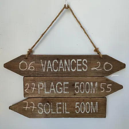 Apartment Grand T2 Vue Mer, Balcon, Plage, Resto A Pied *