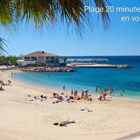 Grand T2 Vue Mer, Balcon, Plage, Resto A Pied *